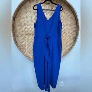 Vibrant Blue Sleeveless Jumpsuit
